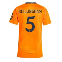 Maglia Calcio Real Madrid Jude Bellingham #5 Seconda Divisa Donna 2024-25 Manica Corta